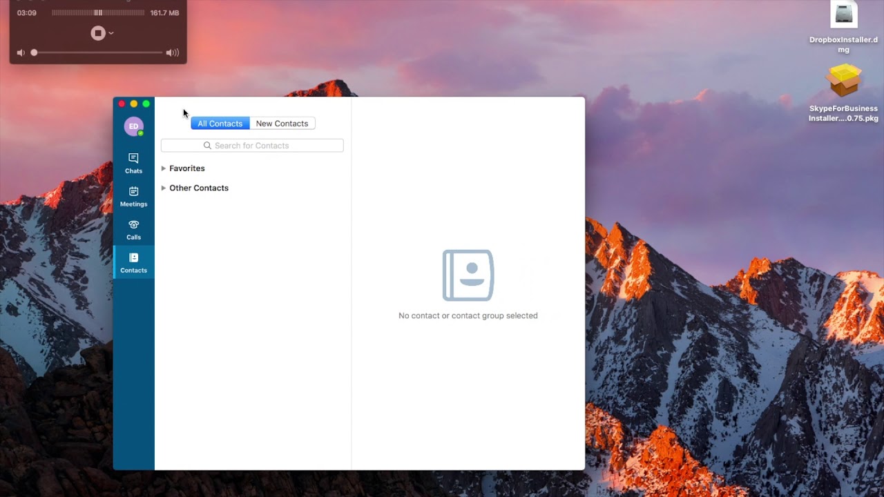 skype for business mac beta 2016